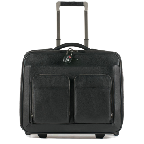 Дорожная сумка Piquadro CA3338MO/N кожаная черная Modus 45 x 41,5 x 23 см