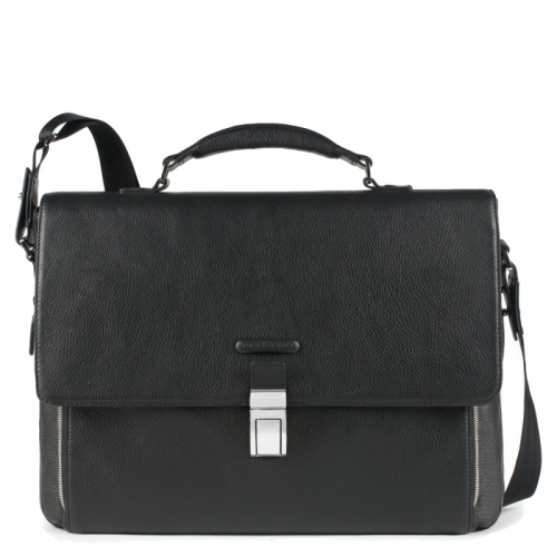 Черный мужской портфель 41 x 30 x 10 см