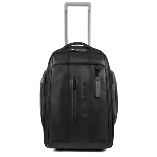 Дорожная сумка - рюкзак Piquadro BV4817UB00BM/N кожаная черная Urban 53,5 x 35 x 25 см