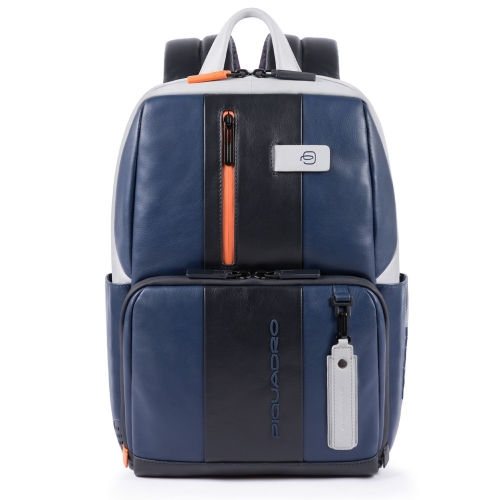 Мужской рюкзак с USB портомСерый, Синий39 x 29 x 15 см