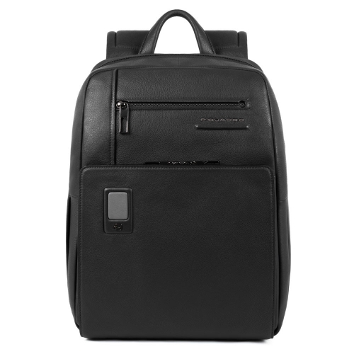 Кожаный бизнес рюкзак Piquadro CA3214AO/N черный Akron 38 x 30 x 14 см
