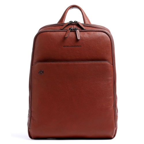 Рюкзак с двумя отделениями Piquadro CA4770B3/CU кожаный табачный Black Square 39 x 30 x 8 см