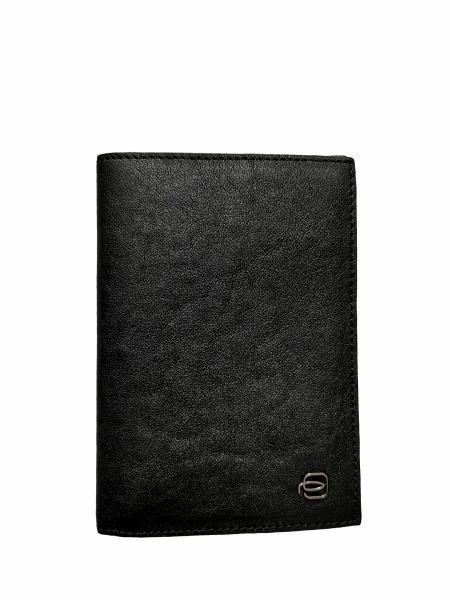 Обложка для паспорта кожаная Piquadro PP5255B3/N черная13 х 9 х 0,5 см