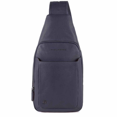 Сумка-рюкзак с одной лямкой Piquadro CA4827B3/BLU4 серо-синяя39 x 20 x 10 см