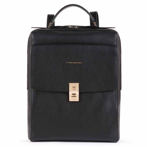 Рюкзак женский кожаный Piquadro CA5277DF/N черный Dafne 37 x 29 x 11 см