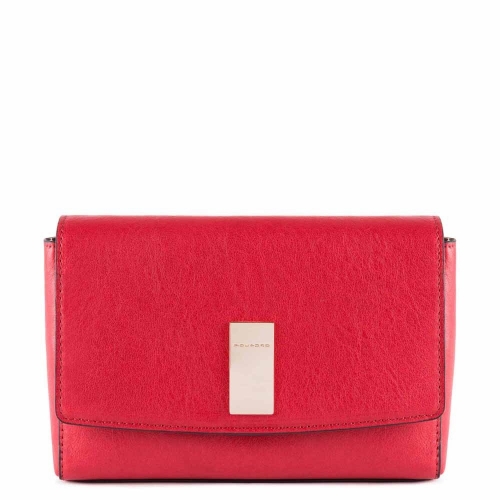 Женская сумка-клатч со съемным плечевым ремешком Piquadro PP5292DFR/R красная Dafne 19 x 13 x 6 см