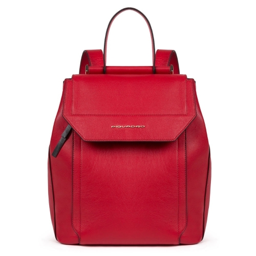 Женский кожаный рюкзак Piquadro CA4579W92/R3 ярко красный  Circle 32 x 25 x 16 см