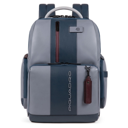 Мужской рюкзак с USB портомСерый, Синий44 x 34 x 19,5 см