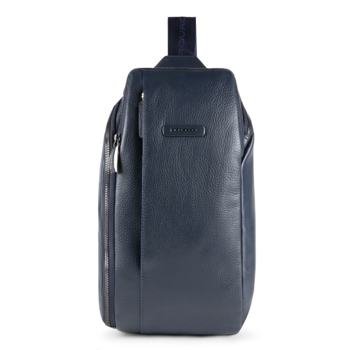 Рюкзак с одной лямкой Piquadro CA5107MOS/BLU кожаный синий Modus Special 34 x 18 x 8 см