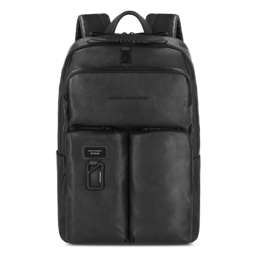 Кожаный рюкзак Piquadro CA5676AP/N мужской черный Harper 42 x 29 x 18 см